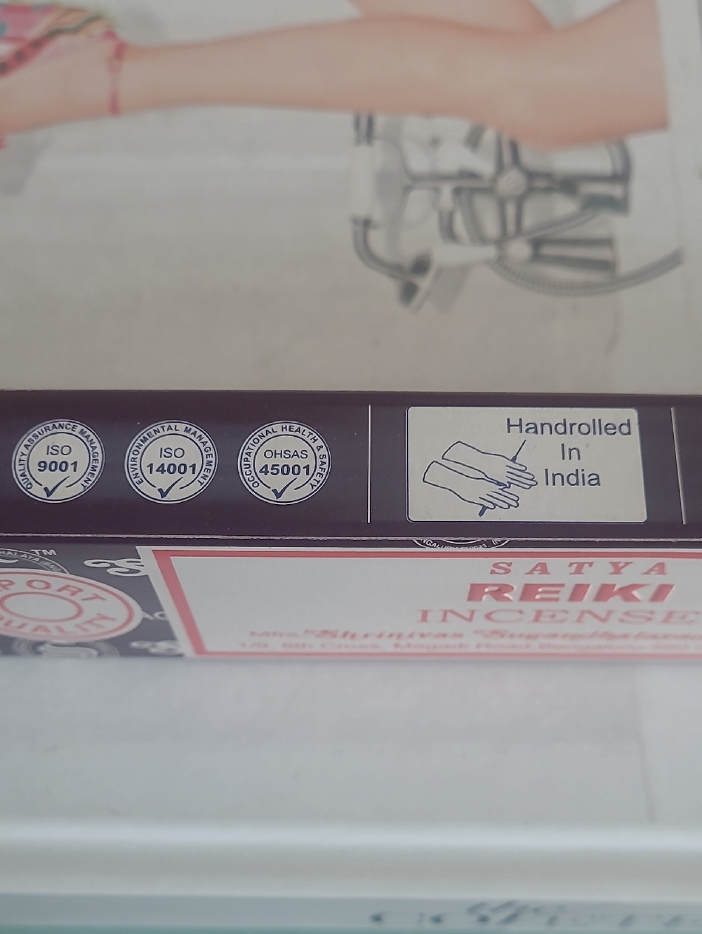 NWT SATYA REIKI INCENSE 12 PACK HANDROLLED IN INDIA - Picture 4 of 7